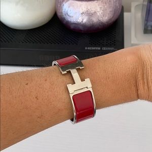Hermès Authentic red bracelet